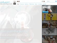 Tablet Screenshot of polygon-design.com